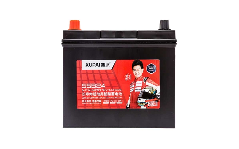 旭派6-QW-60MIN/55B24長壽命汽車起動電池