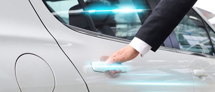 【灌封保護(hù)】汽車門(mén)把手射頻天線封裝用膠